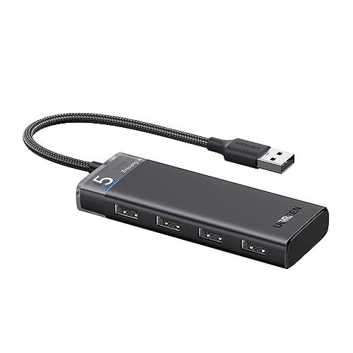 UGREEN USB3.0 ハブ USB ハブ スリム設計 4ポート 軽量 5Gbps高速データ転送...