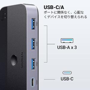 UGREEN USB3.0 切替器 2PCでU...の詳細画像1