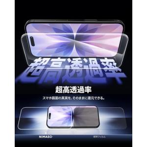 NIMASO ガラスフィルム iPhone 1...の詳細画像2