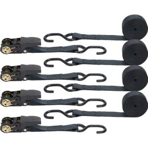 CAT】 キャタピラー ラチェット式 タイダウンベルト4本セット 長さ