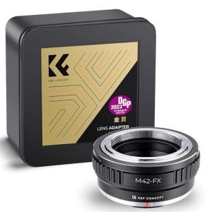 K&F Concept マウントアダプター M42マウントレンズ-FUJIFILM FX X-Pro1 マウントカメラ装着用レンズアダプターリン
