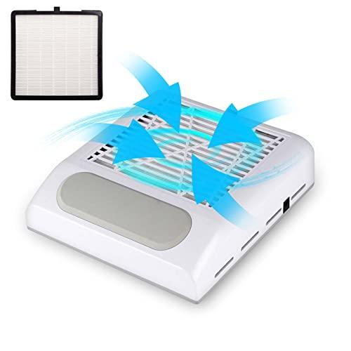 ARREBOLネイル 集塵機 ネイルダストコレクター 80W 強力 集塵機 ジェルネイル パワーを無...