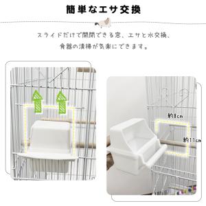 爆買 RAKU バードケージ 鳥カゴ 鳥小屋 ...の詳細画像4