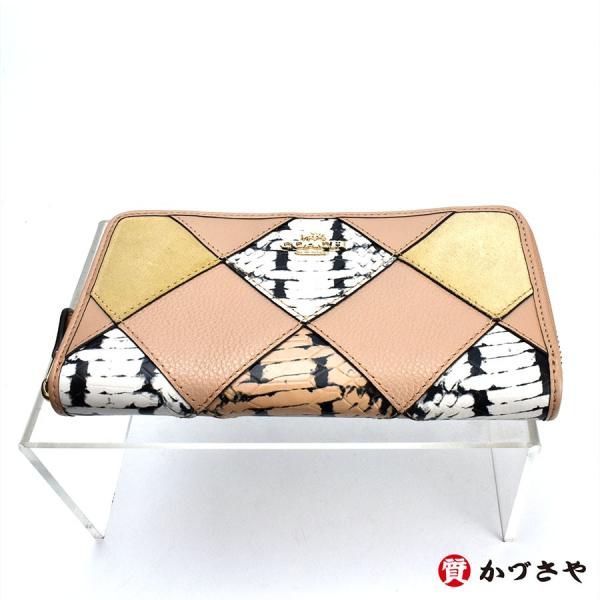 COACH　コーチ　パッチワーク　ラウンドジップ　恵比寿の質屋 かづさや