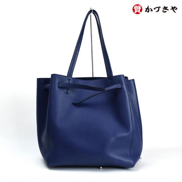 CELINE　セリーヌ　カバファントム　　ミディアム　ネイビーブルー　トートバッグ