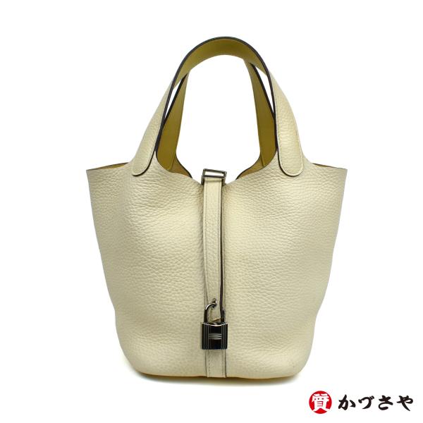 HERMES　エルメス　ピコタンロック PM／トリヨンクレマンス　ハンドバッグ　□Y刻印　2020年...