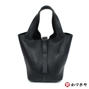 HERMES　エルメス　ピコタン PM／トリヨンクレマンス　ハンドバッグ　□J刻印　2006年製　シルバー金具　生産終了モデル