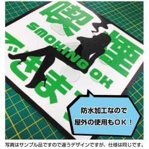 加熱式タバコのみ喫煙OK ステッカー 分煙 飲...の詳細画像2
