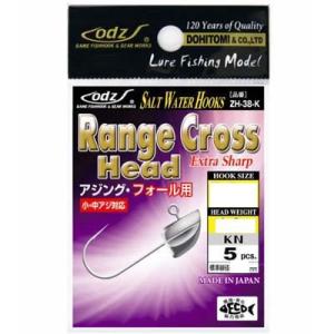 土肥富 odz ZH-38 レンジクロスヘッド M（4号） KN 1.0g　 【ハリ・フック】