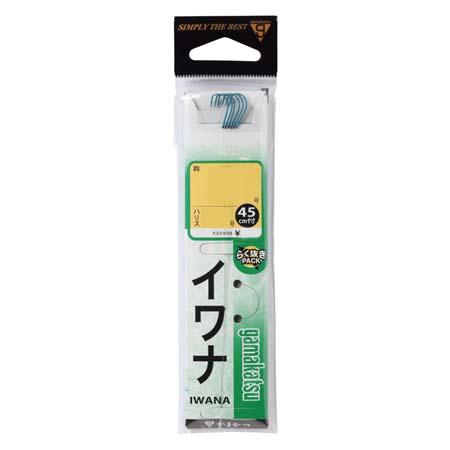がまかつ イワナ 青 糸付45cm 10号-1 6本入
