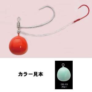 カツイチ ZERO-DAN TENYA (ゼロダンテンヤ) 38g (10号) OS-1G グロー 仕掛け　 【仕掛け】