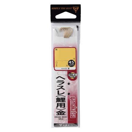 がまかつ ヘラスレ(鯉用) 糸付45cm 金 7号-2 5本入