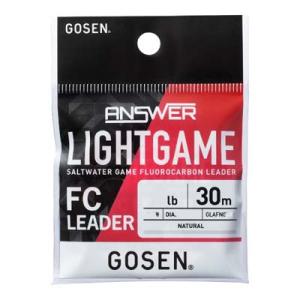 ゴーセン GLAFN0315 アンサー ライトゲーム FCリーダー 30m 1.5号(6lb) ナチ...
