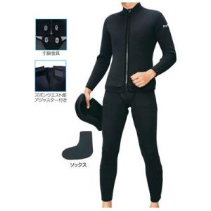 プロマリン(PRO MARINE) ウェットスーツ4点セット L WPM015-L ブラック