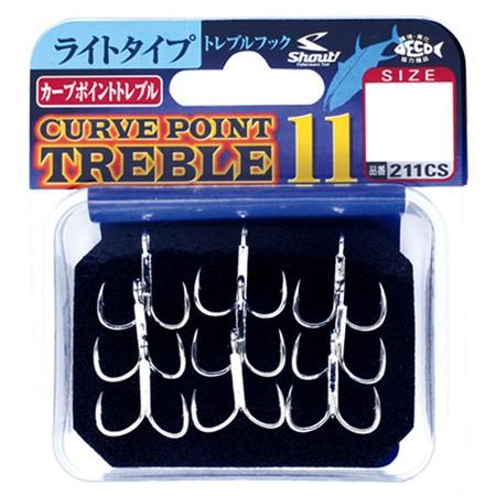シャウト 211CS カーブポイントトレブル11 シルバー フック