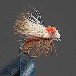 バレーヒル COMPLETE FLY ［ドライフライ］ D4 エルクヘアーカディスA (ブラウン) ...