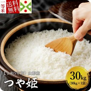 つや姫 米 30kg 山形県産 令和5年 お米 送料無料 特別栽培米 新米