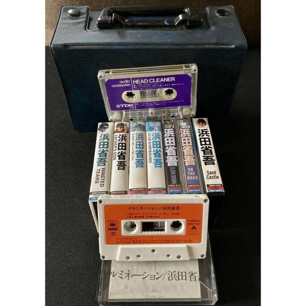 浜田省吾 8本カセットテープまとめてソフトケースとクリーニングテープ付画像を拡大してご確認願います ...