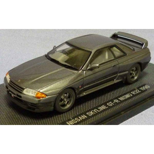 エブロ 1/43 ニスモ GT-R R32 1990 ガングレー 完成品