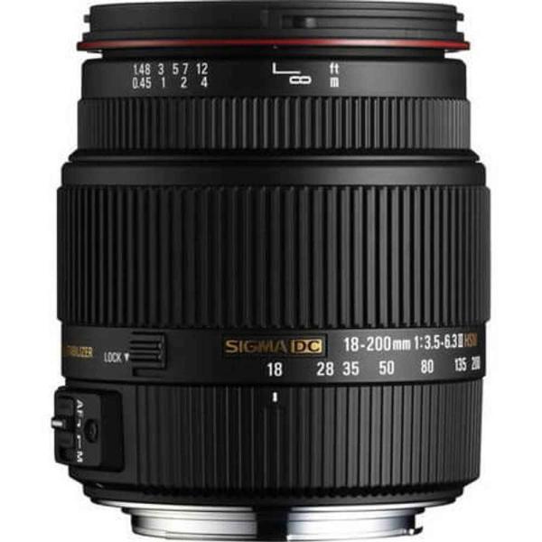 SIGMA 高倍率ズームレンズ 18-200mm F3.5-6.3IIDC OS HSM キヤノン用...