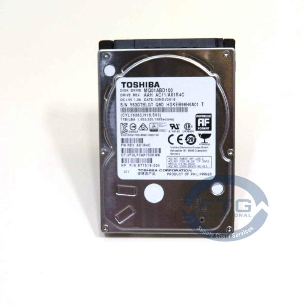 677019-004 / MQ01ABD100 東芝ハードドライブ - 1TB 5400RPM SA...