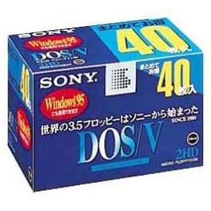 SONY 3.5インチ 2HD フロッピーディスク 40枚 40MF2HDGEDV DOS/V対応 ...