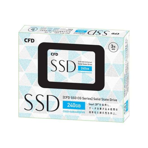 CFD販売 SSD 内蔵2.5インチ SATA接続 CG3VX シリーズ 240GB CSSD-S6...