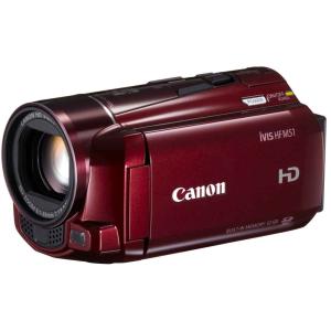Canon デジタルビデオカメラ iVIS HF M51 レッド 光学10倍ズーム フルフラットタッチパネル IVISHFM51RD｜ebisuya-food