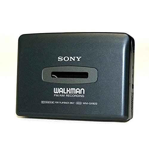 SONY ソニー WM-GX622-B ブラック ポータブルラジオカセットレコーダー（録音再生兼用カ...