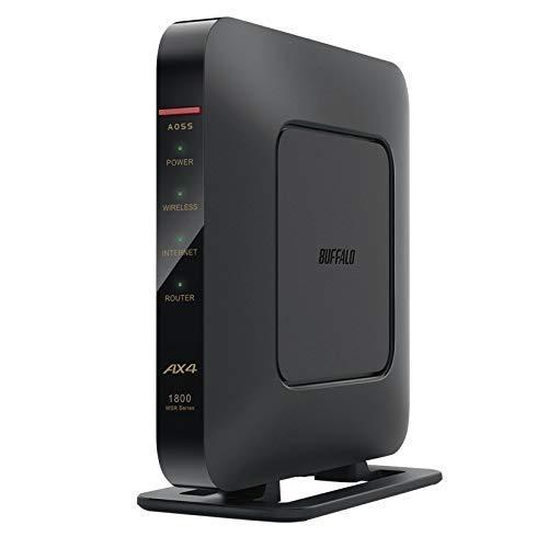 WSR-1800AX4/DBK Wi-Fi 6 無線LANルーター 1201+573Mbps ブラッ...