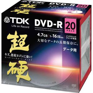 TDK データ用DVD-R 16倍速対応 ホワイトワイドプリンタブル キズや指紋ヨゴレに強いスーパーハードコート・ディスク 「超硬」シリーズ｜ebisuya-food