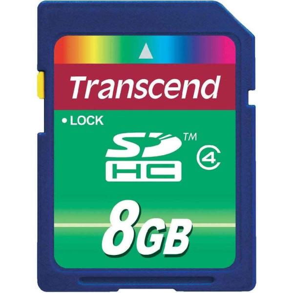 Transcend 8GB SDHC UHS-I メモリーカード Canon Powershot S...