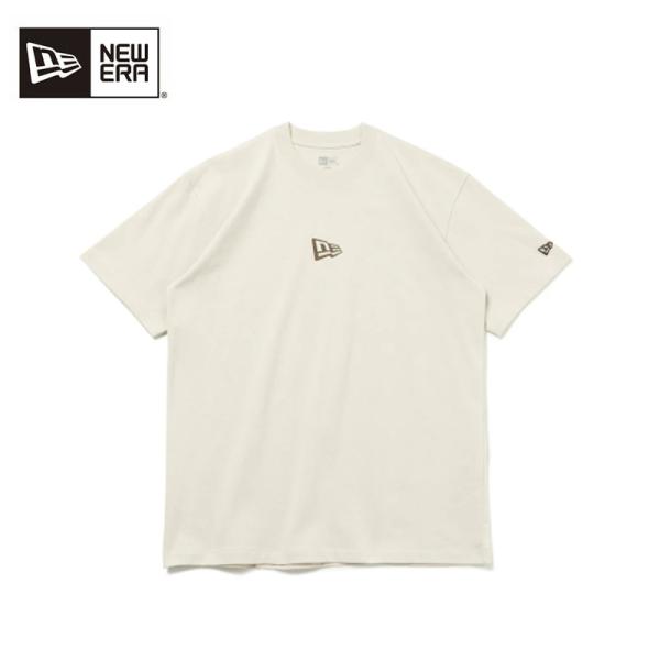 ニューエラ 半袖 コットン Tシャツ Flag Logo Mini レギュラーフィット メンズ ユニ...