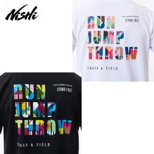 ニシ・スポーツ アスリートプライドＴシャツ メンズ レディース 陸上ウェア スポーツウェア 練習着 2811A376 NISHI 2024春夏の商品画像