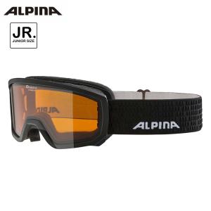 アルピナ スノーゴーグル SCARABEO JR ジュニア A7258 1 31 ブラック 2022-23 スキー スノーボード 眼鏡対応 子供 Alpina スキーアクセサリ｜ebisuya-sp
