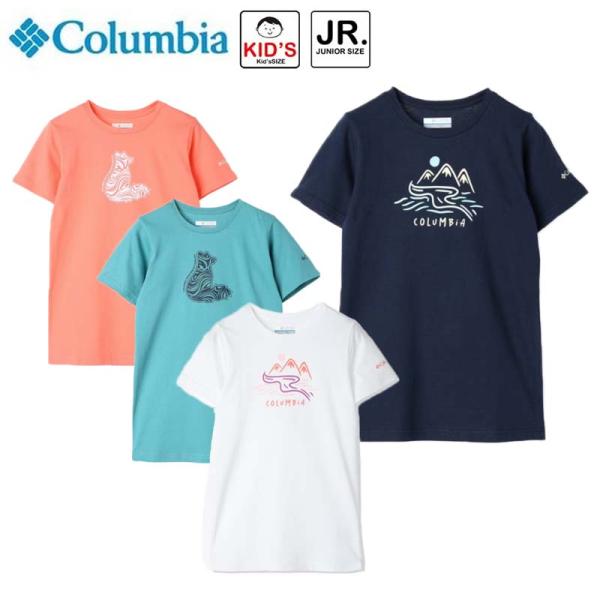 コロンビア ミッションレイクショートスリーブグラフィックシャツ　キッズ ジュニア 子供 半袖Tシャツ...