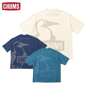 チャムス オーバーサイズド ブービーTシャツ メンズ 半袖Tシャツ ロゴ カジュアル アウトドア CH01-2356 CHUMS 2024春夏｜ebisuya-sp