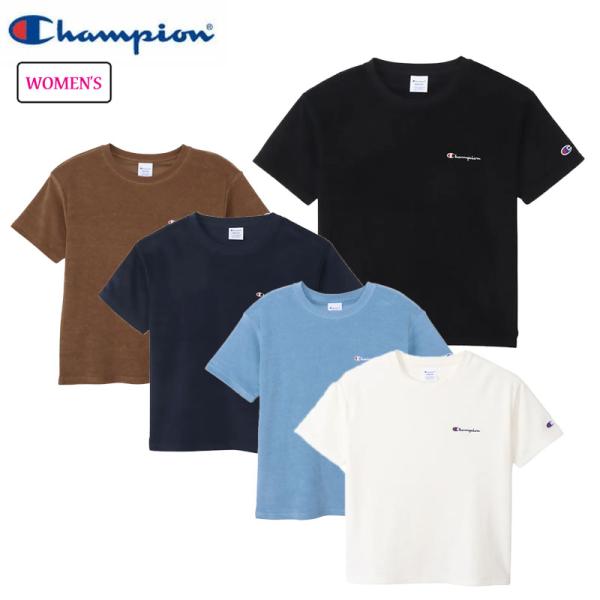 チャンピオン ショートスリーブTシャツ 26SS レディース 半袖 パイル生地 シンプル リラックス...