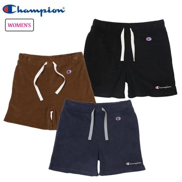 チャンピオン ショーツ 26SS レディース ショートパンツ ハーフパンツ パイル生地 シンプル ア...