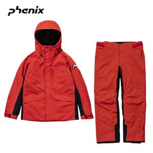 フェニックス BLIZZARD JACKET・PANTS スキーウェア 上下セット メンズ ESM22OT15 ESM22OB15 レッド 2022-23 アルペン スキー スノーボード Phenix｜ebisuya-sp