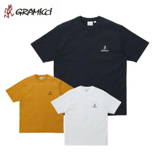 グラミチ ワンポイントロゴTシャツ メンズ レディース ユニセックス 半袖 トップス 速乾 アウトドア G4SU-T096 GRAMiCCi 2025春夏 継続