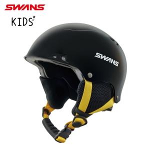 スワンズ スノーヘルメット S キッズ ジュニア H-461R BK 2022-23 アルペンスキー スノーボード 子供 SWANS スキーアクセサリ｜ebisuya-sp