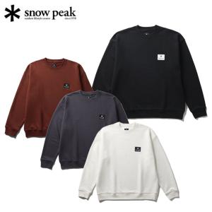 スノーピーク  peak  トレーナー　JS snow peak（スノーピーク） New Standard Square Logo Pullover 長袖