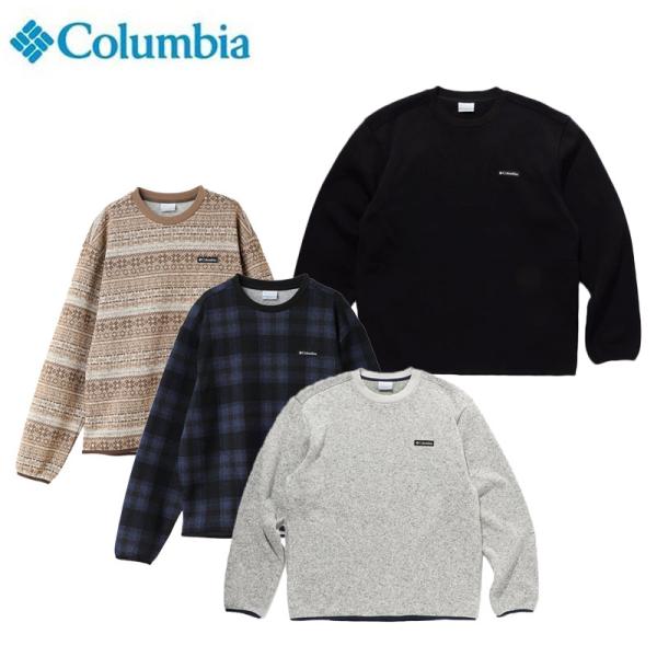 コロンビア ラヴェルリッジクルー メンズ フリース セーター 長袖 プルオーバー トップス 暖かい ...