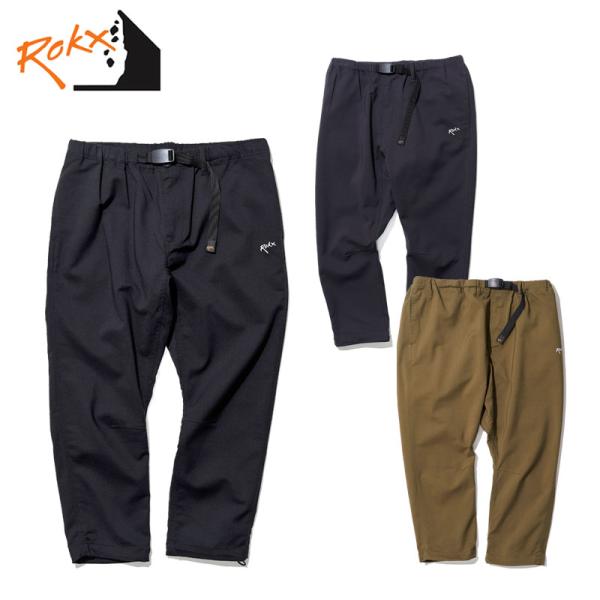ロックス ライトトレッククロップス メンズ カジュアルパンツ ボトムス ストレッチ アウトドア キャ...