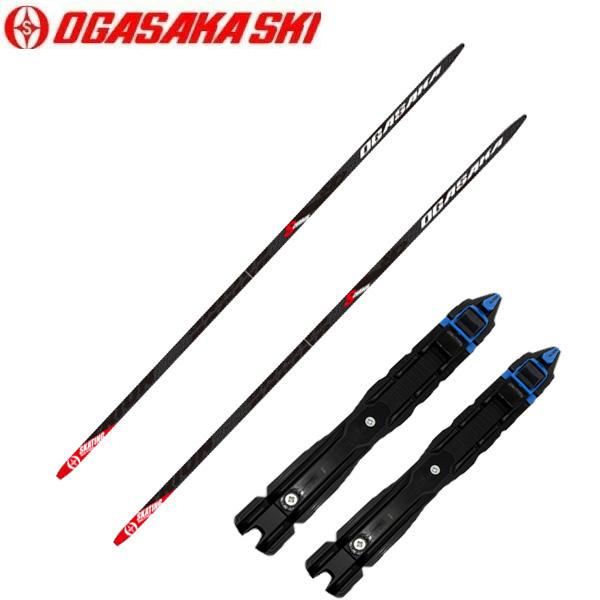 取り寄せ商品 190cmオガサカ SK2-ST ビンディング付き 2点セット スケーティング XCス...