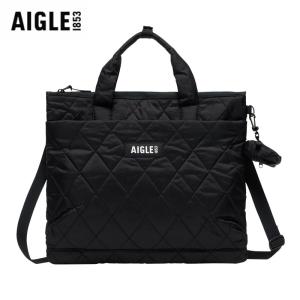 エーグル AIGLE アーバン ショルダーバッグ 10L 撥水 リサイクル ナイロン 光沢 アジャスタブル ダブルハンドル キーフックタブ 斜め掛け メンズ レディース  ZNHBN06 AIGLE（エーグル） アーバン ショルダーバッグ 10L 撥水 リサイクル