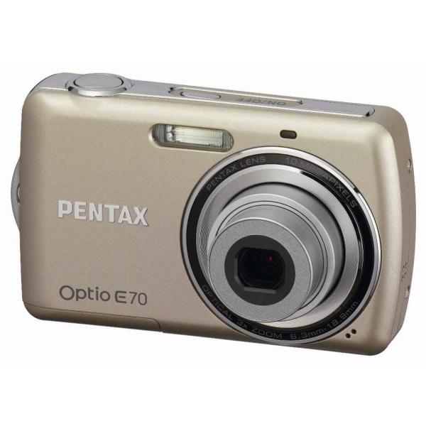 PENTAX デジタルカメラ OPTIO E70 シャンパンゴールド 1000万画素 光学3倍ズーム...