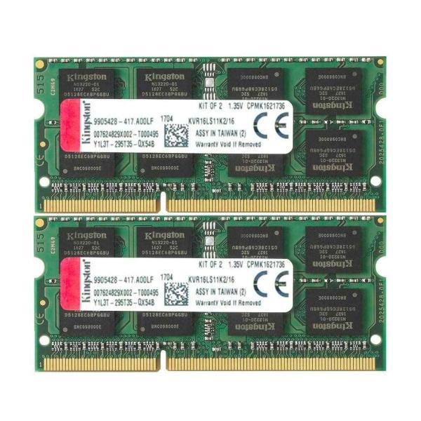 キングストン ノートPC メモリ DDR3L 1600 (PC3L-12800) 8GB×2枚 CL...