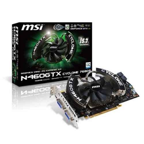 MSI グラフィックボード for NVIDIA N460GTX CYCLONE OC